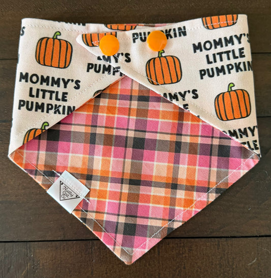 Mommy's Little Pumpkin Pet Bandana