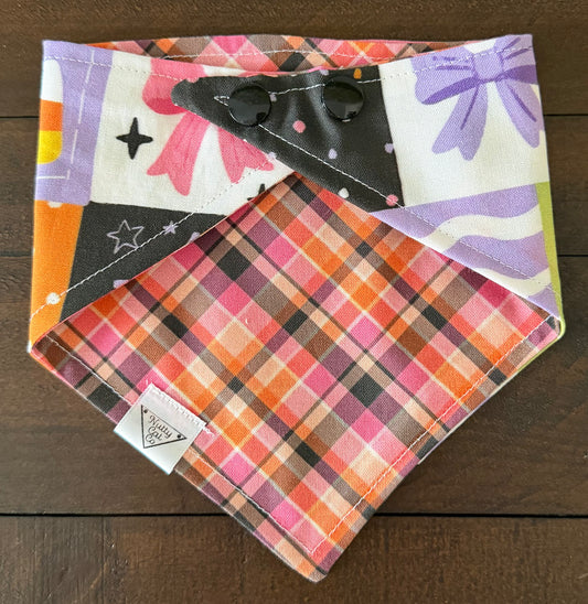 Spooky Patchwork Pet Bandana