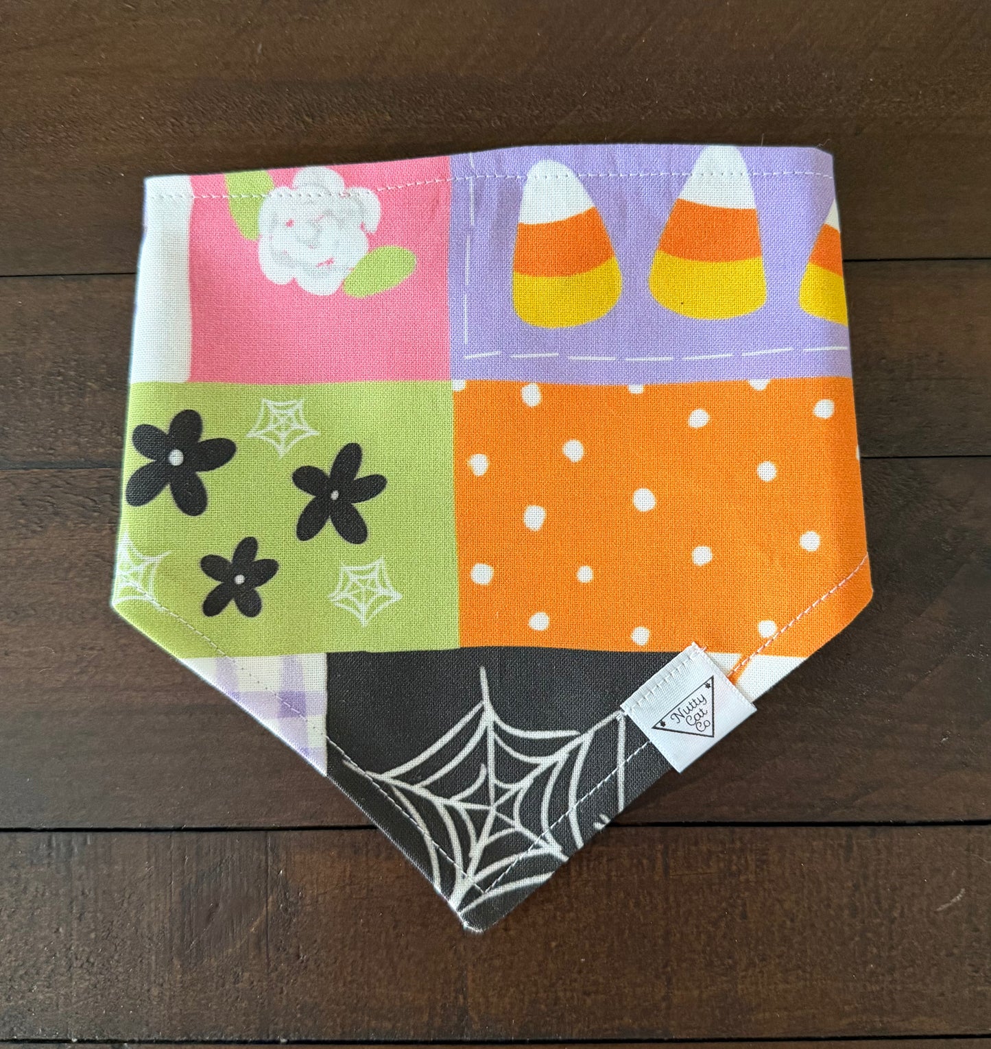 Spooky Patchwork Pet Bandana