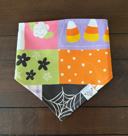 Spooky Patchwork Pet Bandana